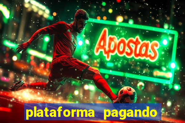 plataforma pagando bonus no cadastro